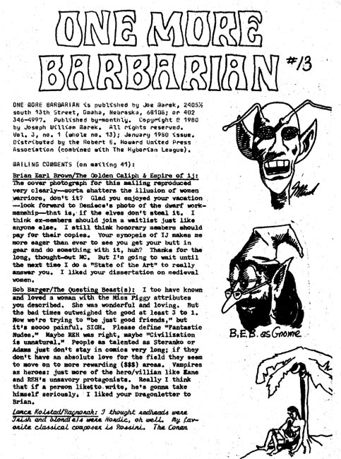 One More Barbarian #13