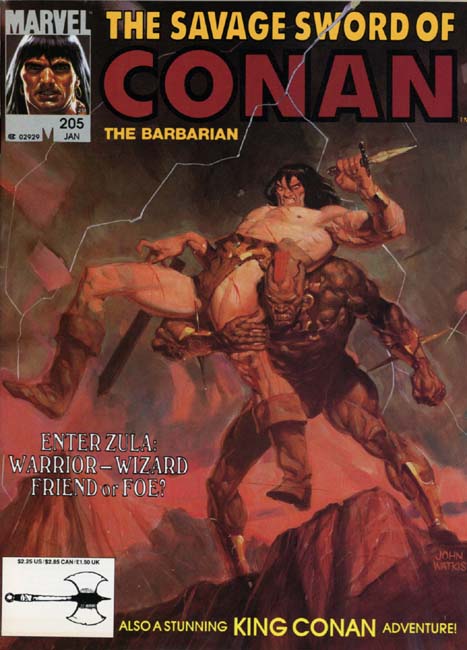 The Savage Sword of Conan Volume 1 Number 205
