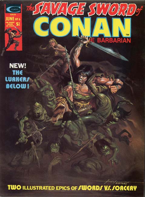 The Savage Sword of Conan Volume 1 Number 6