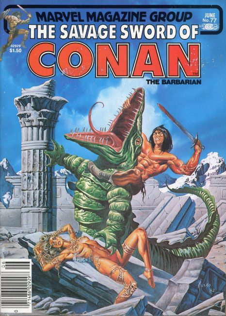 The Savage Sword of Conan Volume 1 Number 77