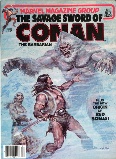 The Savage Sword of Conan Volume 1 Number 78