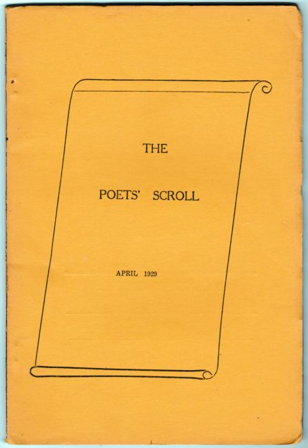 The Poets' Scroll, April 1929