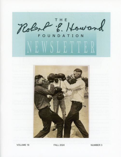 Robert E. Howard Foundation Newsletter Volume 18 Number 3