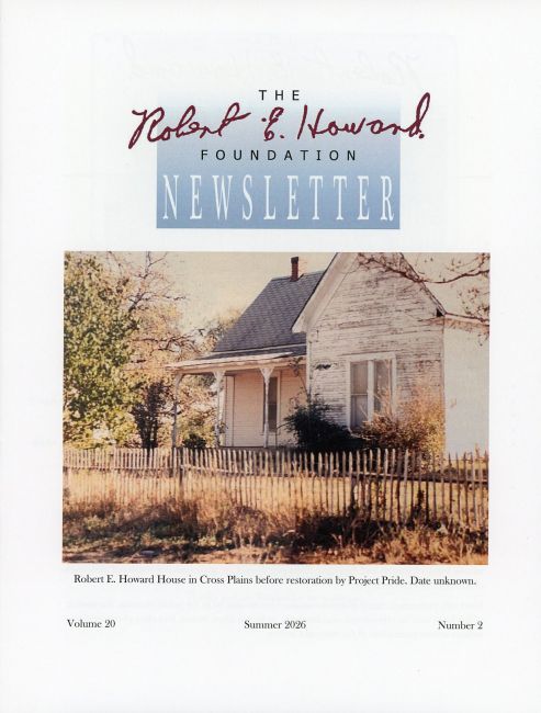 Robert E. Howard Foundation Newsletter Volume 20 Number 2